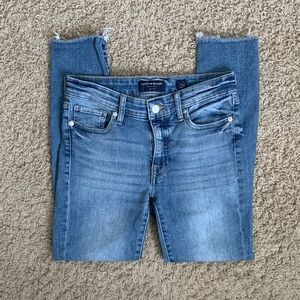 Lucky Brand Ava 2/26 mid rise skinny ankle blue jeans
